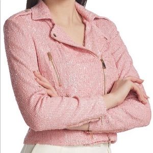 Generation Love Whitney moto jacket - pink XS removed tags too quickly